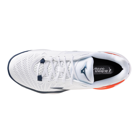 Giày Tennis / Pickleball UNISEX Mizuno White/Insignia Blue/Orange