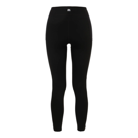 Quần Bidi Badu dài thể thao tennis/pickleball nữ Night Flash Ball Pocket Tight Black BB130010-200