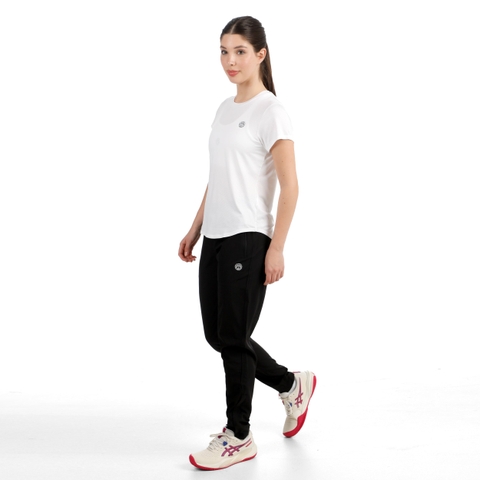 Quần Bidi Badu dài thể thao tennis/pickleball nữ Crew 2.0 Black