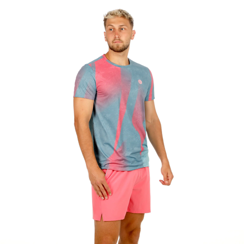 Quần Bidi Badu ngắn thể thao tennis/pickleball nam Freeze Out Pink BB100015-508