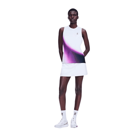 Áo ba lỗ thể thao Nữ On Running Court Tank Swing White | Cassis