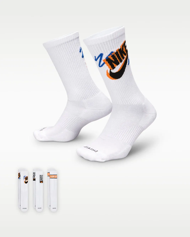 Vớ Thể Thao Unisex Nike Everyday Plus Crew Socks 3 Pairs