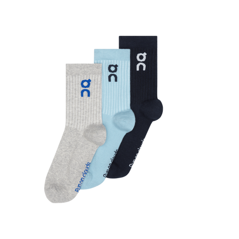 Vớ Thể Thao Unisex On Running Logo Sock High 3P ( 3 đôi )