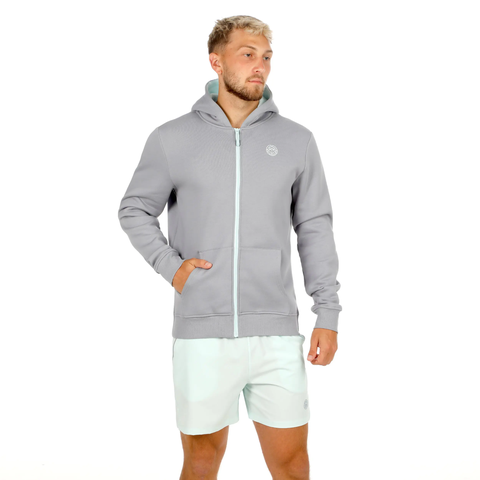 Áo Bidi Badu khoác thể thao tennis/pickleball nam Freeze Out Grey BB120011-804