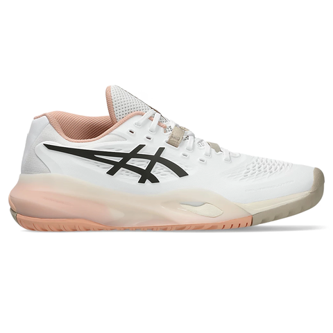 Giày Tennis/Pickleball Nữ Asics GEL-RESOLUTION X WHITE/BLACK COFFEE