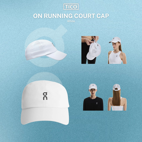 Nón Thể Thao Unisex On Running Court White