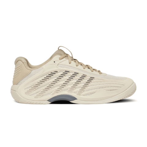Giày Quần Vợt Nam K-Swiss Hypercourt Express 3 Whitecap Gray | Pale Khaki | Turbulence