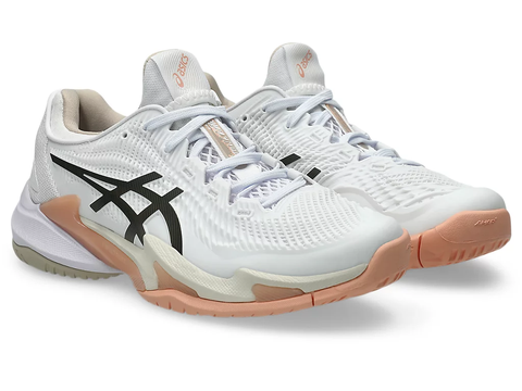 Giày Tennis/Pickleball Nữ Asics COURT FF 3 WHITE/BLACK COFFEE