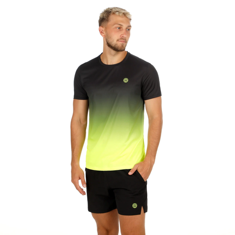 Quần Bidi Badu ngắn thể thao tennis/pickleball nam Night Flash Lasercut Black BB100013-200