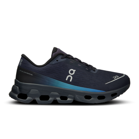 Giày Chạy Bộ Nữ On Running Cloudspark Black | Blueberry - OUTLET