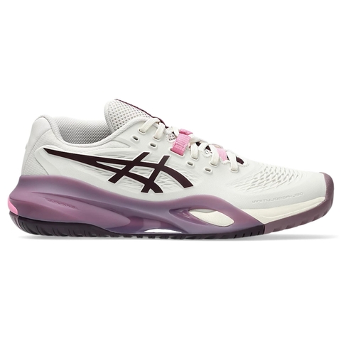 Giày Quần Vợt Nữ Asics GEL-RESOLUTION X SOFT OAT/DARK AUBERGINE
