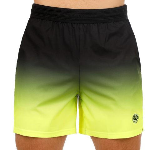 Quần Bidi Badu ngắn thể thao tennis/pickleball nam Night Flash Black Neon Yellow BB100011-411