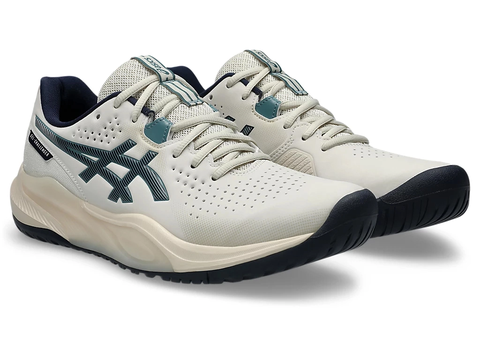 Giày Tennis/Pickleball Asics nam Gel-Challenger 15 Oatmeal / Midnight