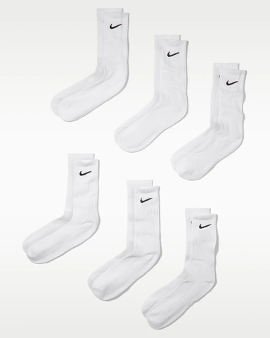 Vớ Thể Thao Unisex Nike Everyday Cushioned Training Crew Socks 6 Pairs
