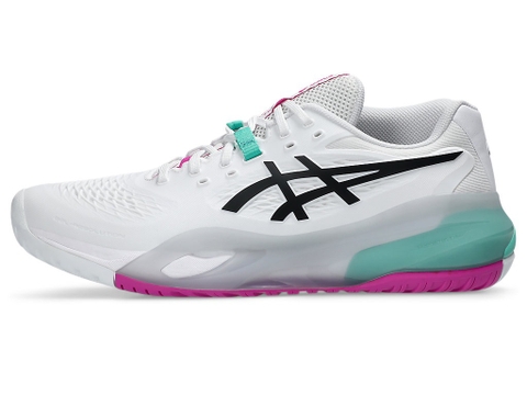 Giày Quần Vợt Nữ Asics Gel-Resolution X White | Aurora Green