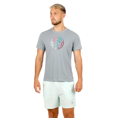 Áo Bidi Badu tay ngắn thể thao tennis/pickleball nam Freeze Out Chill Grey BB110039-804