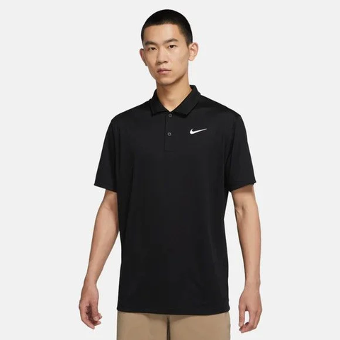 Áo Golf Polo Tay Ngắn Thể Thao Nam Nike Victory Black
