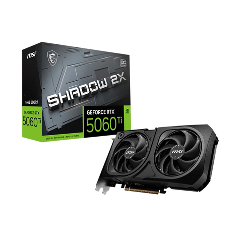 Card màn hình Msi RTX™ 5060 Ti 16G SHADOW 2X OC PLUS 16GB GDDR7