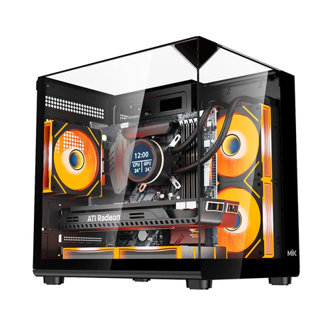 Thùng máy/ CASE MIK G3 PRISM GLASS M BLACK