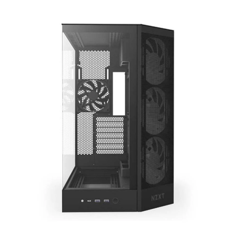 Thùng máy/ CASE NZXT H9 FLOW RGB (2025) ALL BLACK