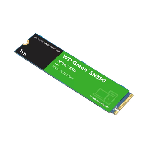 Ổ cứng gắn trong/ SSD WD GREEN 1TB SN350 NVMe M.2-2280 PCIe Gen3x4