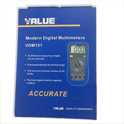 Đồng Hồ Vạn Năng VALUE Model VDM-151