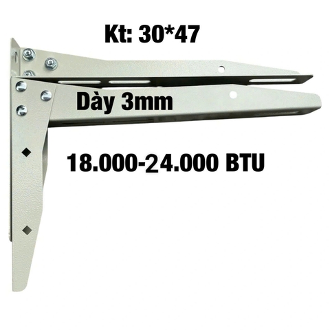 Giá đỡ dàn nóng điều hòa loại treo tường 18 - 24k