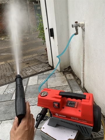 Máy xịt bảo dưỡng điều hòa / Máy rửa xe 2600W ASAKE TC-03