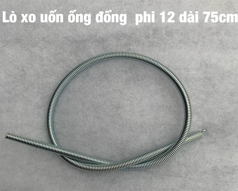 Lò xo uốn ống đồng trong dài 75cm phi 12