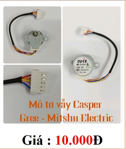 Mô Tơ Cánh Vẫy Điều Hòa Casper Gree - Mitshu Electric