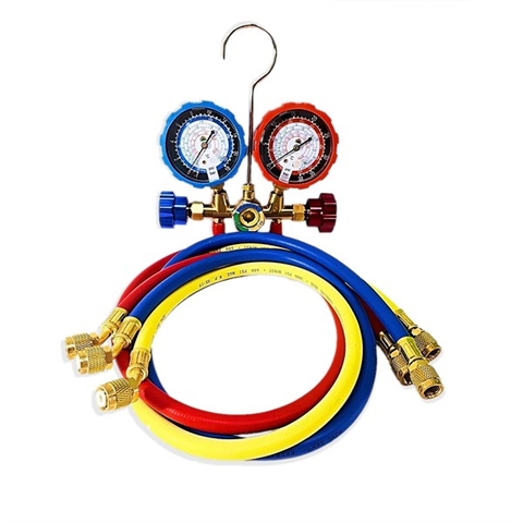Đồng Hồ Gas Đôi HONGSEN Model: HS-536C (1 Đồng Hồ Đôi + 3 Dây Gas R22 )