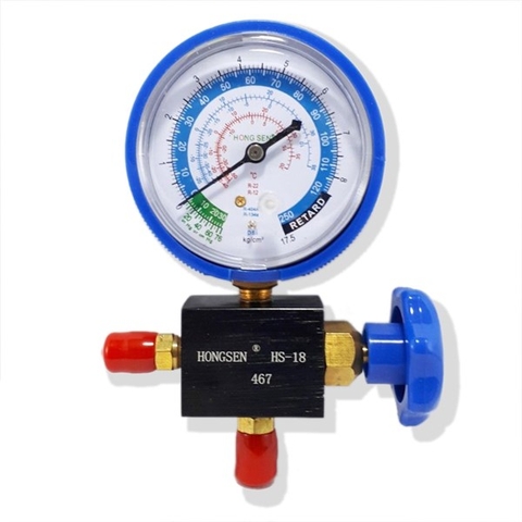 Đồng Hồ Gas Đơn Hongsen Hạ Áp HS-467AL