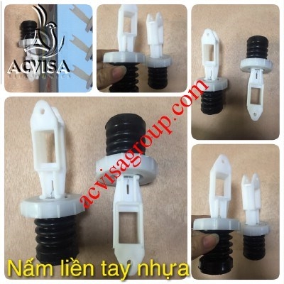Nấm Cao Su Máy Giặt Gắn Liền Tay Nhựa