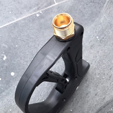 Súng xịt tăng áp cần ngắn ren ngoài D21mm chuyên dụng cho máy bơm bảo dưỡng, rửa xe