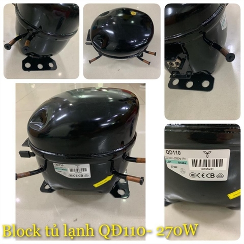 Block tủ lạnh QD110 - 270W (650L-800L)
