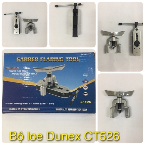 BỘ LOE ỐNG DUNNEX CT-526 ( kẹp tay điều chỉnh từ 6.35 tới 19.05)