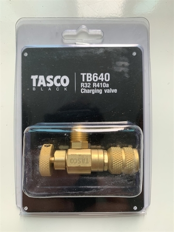 Van nạp gas Cao cấp Tasco TB640 - Van chống bỏng (tránh xì ga và bỏng lạnh)