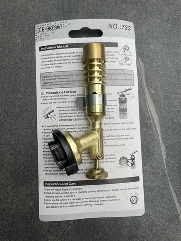 ĐÈN KHÒ GAS FLAME GUN MẪU 1