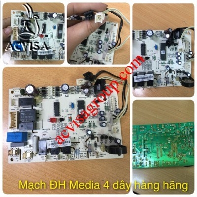 Mạch Điều Hòa Media 4 Dây Hàng Hãng