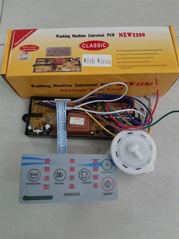 Mạch Máy Giặt Đa Năng Model: New 2200 4 Chế Độ Giặt (Loại Dây)