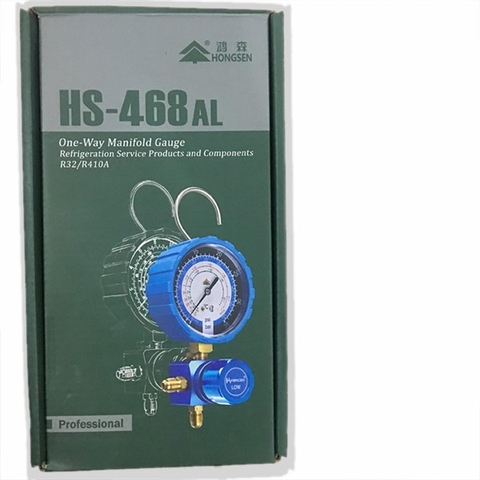 Đồng Hồ Gas Đơn Hongsen Model: 468Al (Loại Xanh)