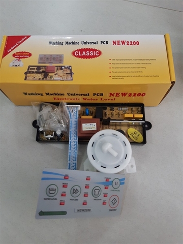 Mạch Máy Giặt Đa Năng Model: New2200 4 Chế Độ Giặt (Loại Có Zắc)