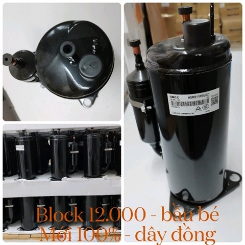 Block điều hòa 12.000BTU hàng mới bầu bé dùng ga R22