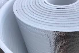 Xốp PE 1cm 1 mặt bạc 1 mặt keo (KT: 1M x 50M)