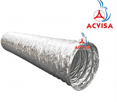 Ống gió mềm nhôm chống cháy ACD Ø100 C0
