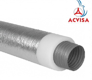 Ống gió mềm nhôm PVC chống cháy ACD Ø200 C1P-B