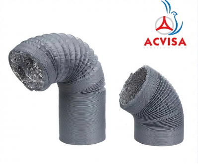 Ống gió mềm nhôm PVC chống cháy ACD Ø200 C1P