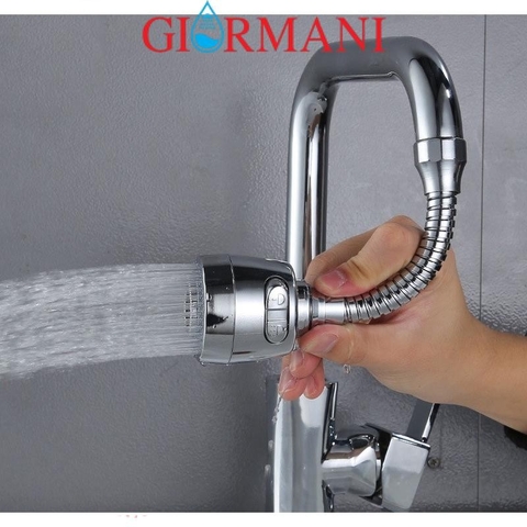 Đầu vòi rửa bát , rửa chén cần cứng điều hướng 2 chế độ nước GIORMANI DV04