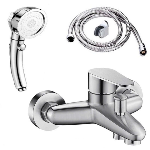 Củ sen tắm GIORMANI nóng lạnh inox 304 đúc nguyên khối cao cấp kết hợp bát sen tăng áp có nút tắt mở SNL910-VHS16
