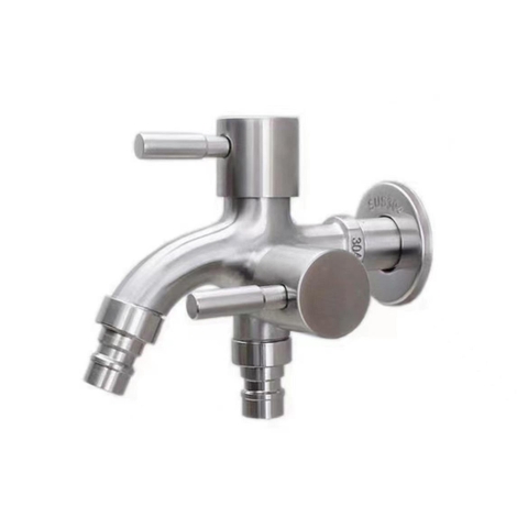 Củ vòi nước đôi, sen tắm lạnh inox GIORMANI SL03